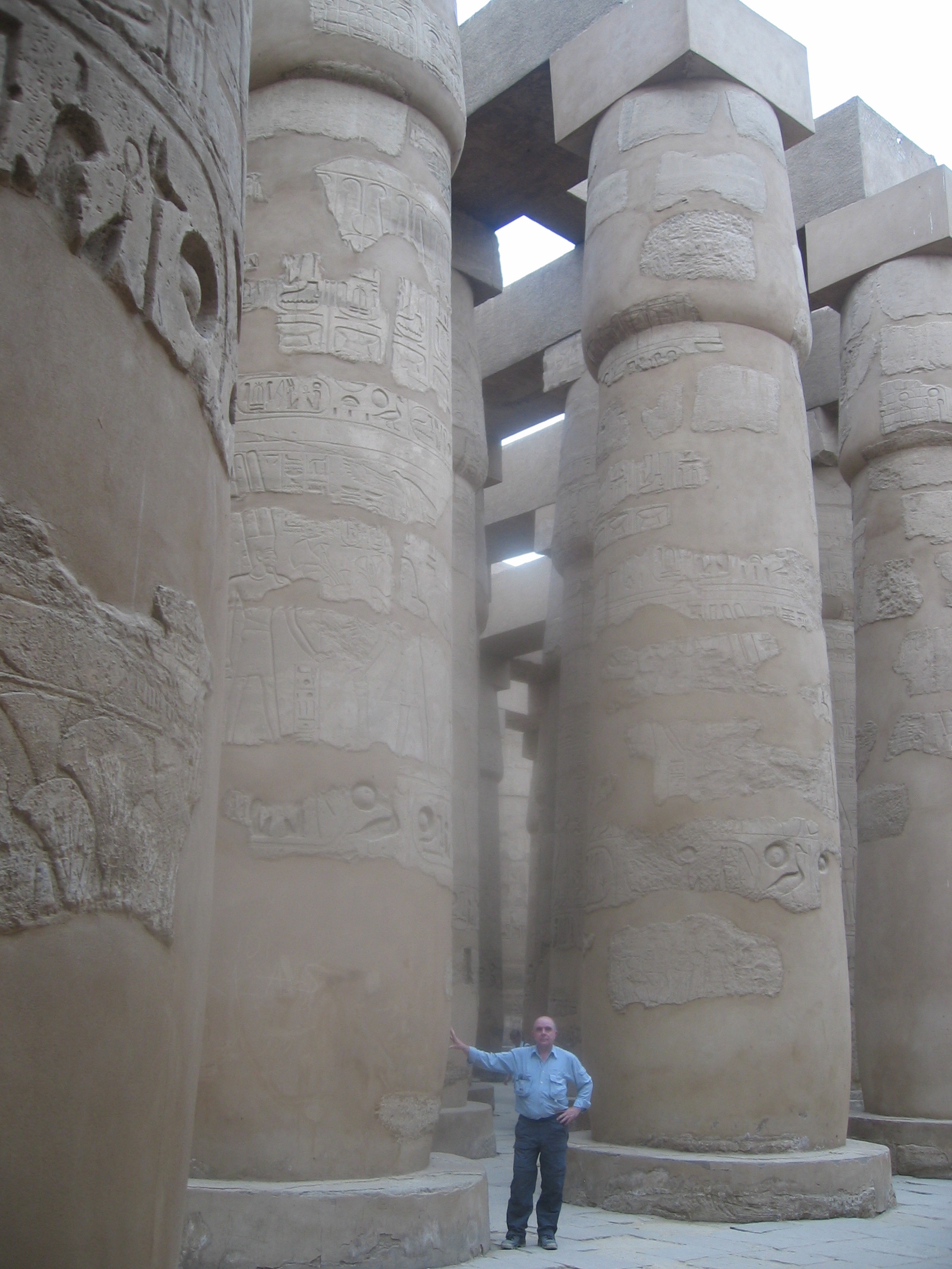 Egipto, 2007. Sala hipóstila. Karnak. 