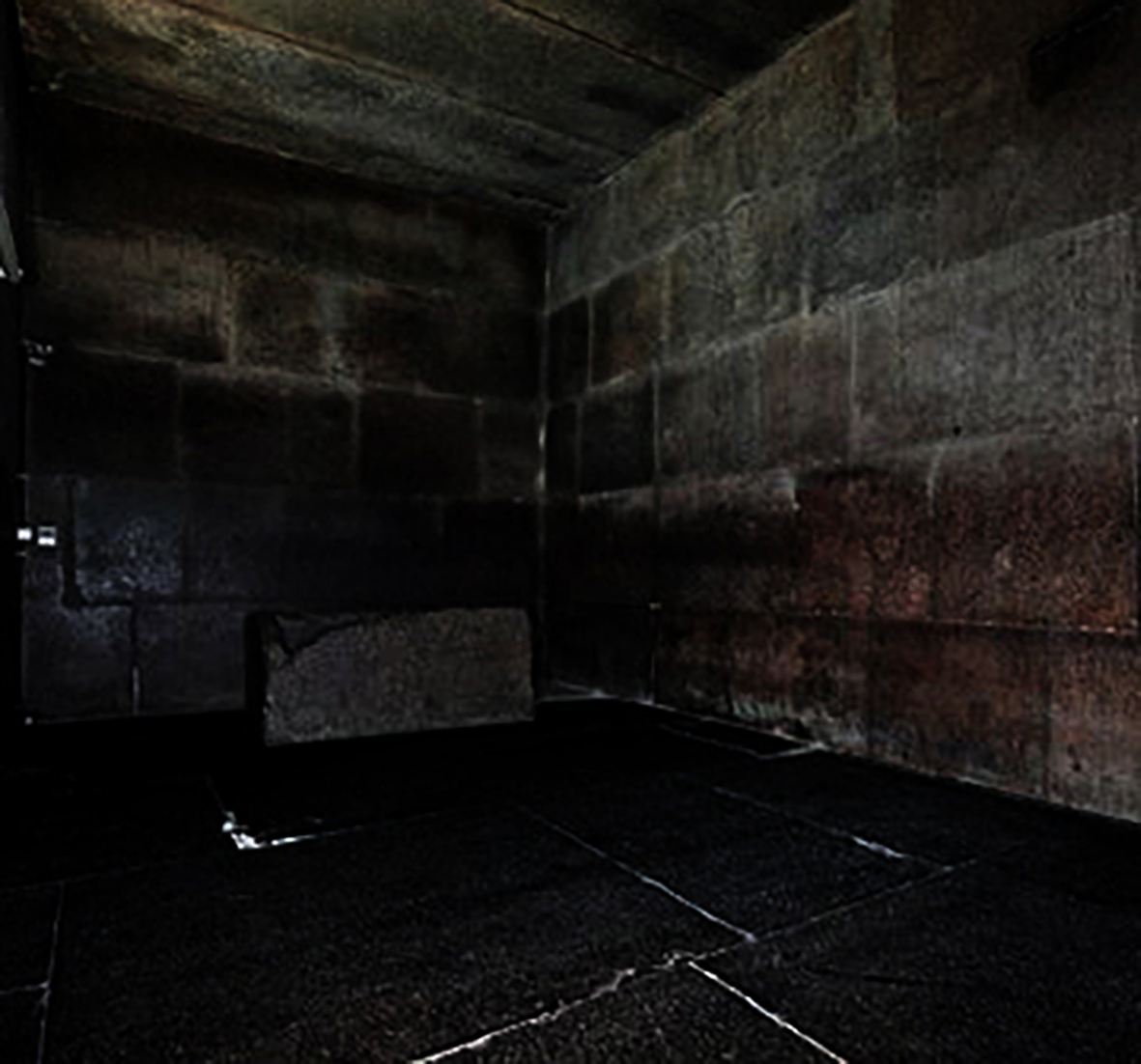 Egipto, 2007. Giza. Keops. Solos en la cámara real