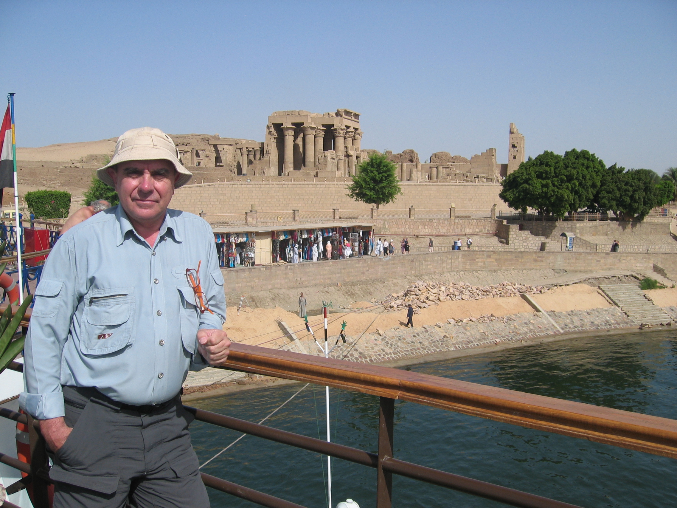 Egipto, 2007. Kom Ombo desde el Nilo. 