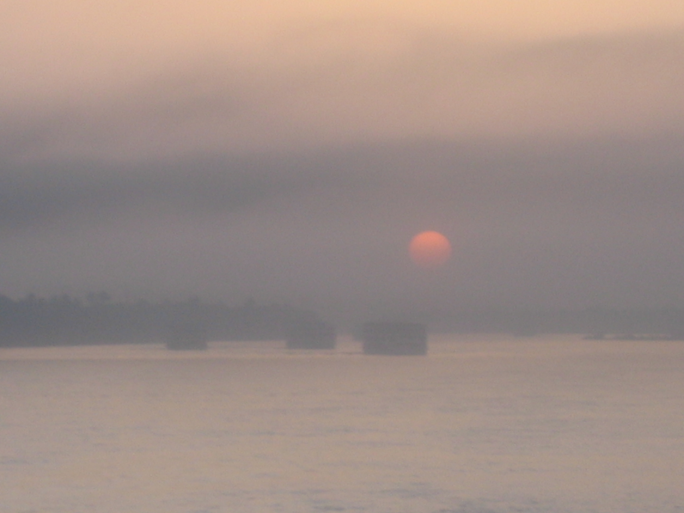 Egipto, 2007. Crucero por el Nilo. Contaminación