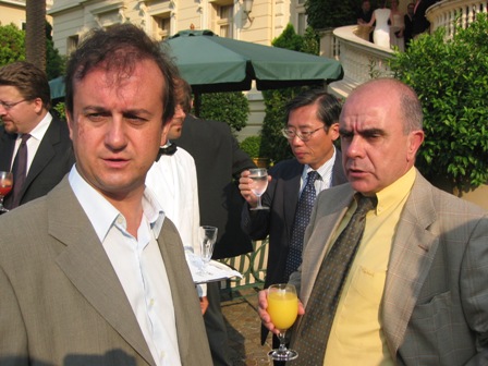 Mónaco, varios años. Con Federico Llano