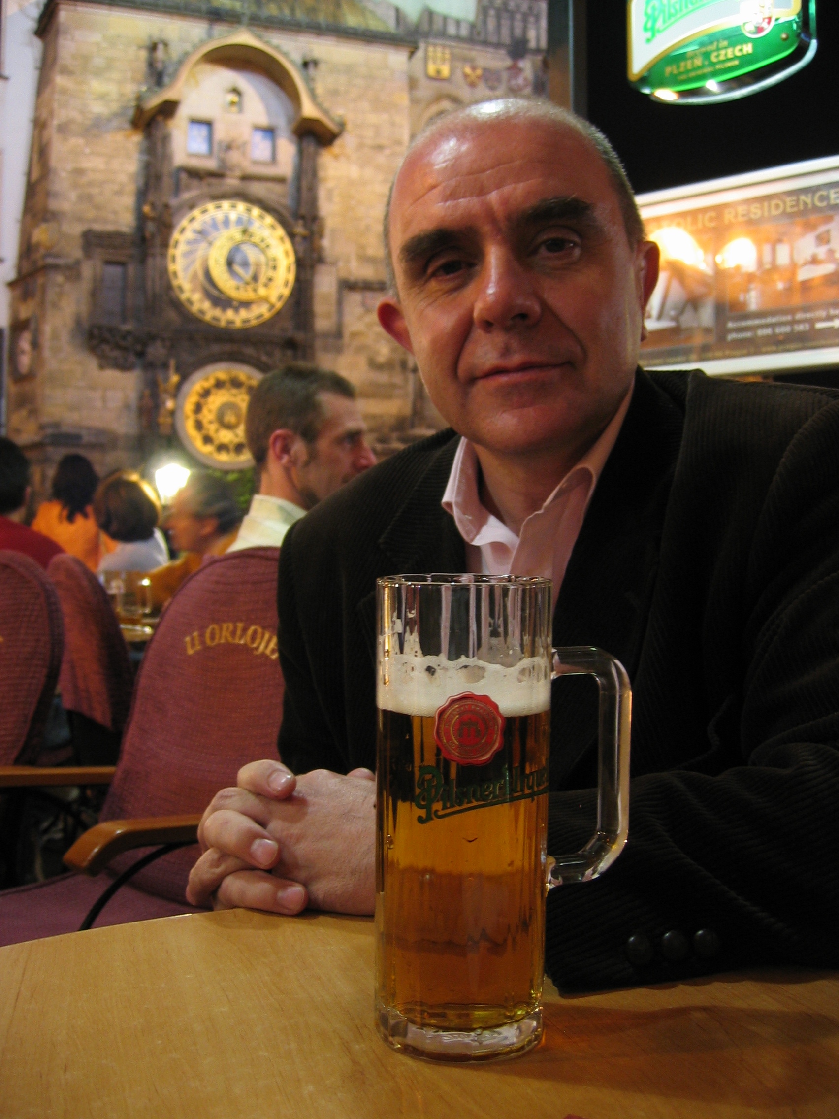 Praga, 2004. Descansando