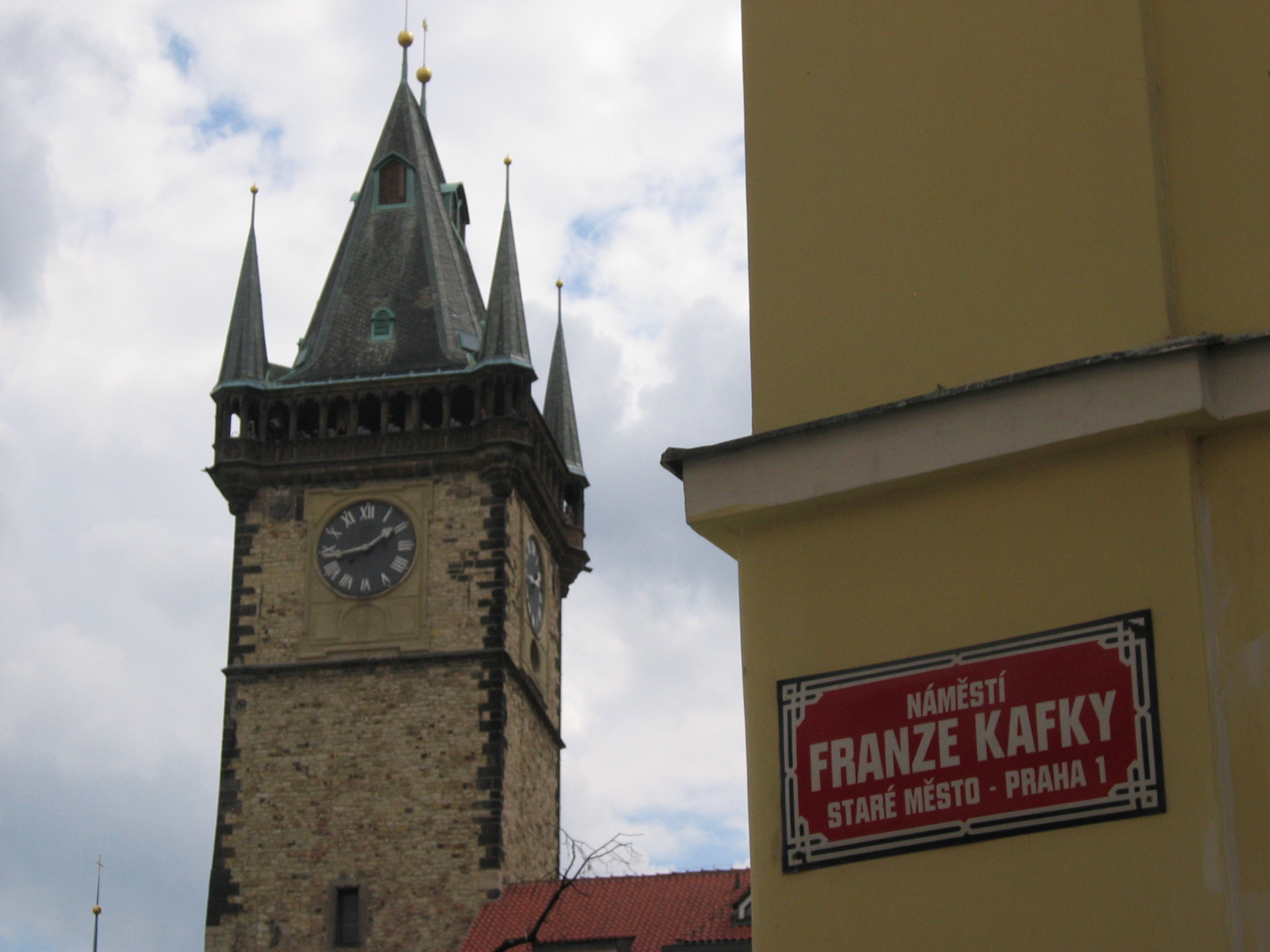 Praga, 2004. Calle de Frank Kafka