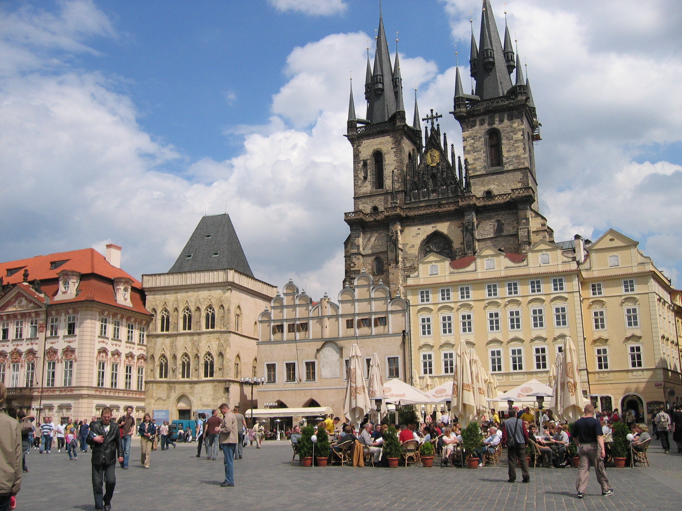 Praga, 2004. Plaza de la Cidad Vieja