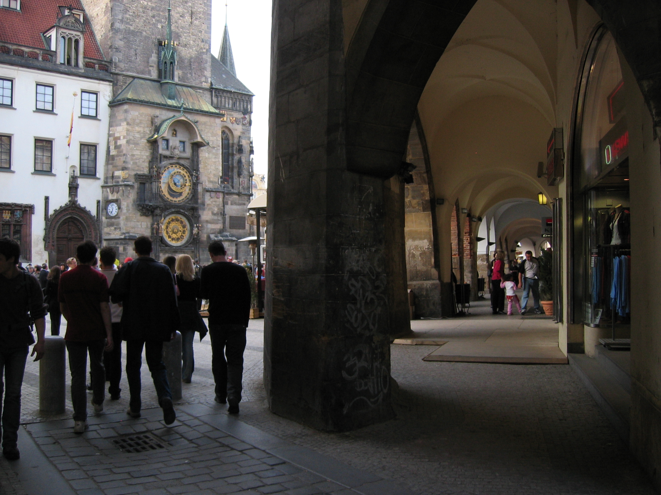 Praga, 2004. Soportales