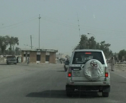 Iraq 2003. Cruzando la frontera de Kuwait con Iraq