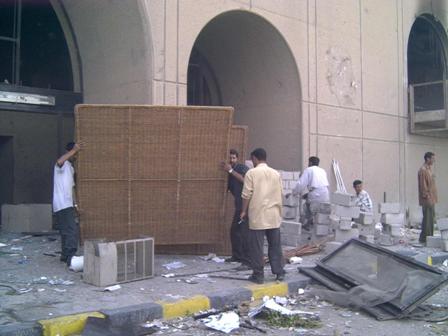 Kuwait 2003. Hotel Sheraton de Basora, saqueado