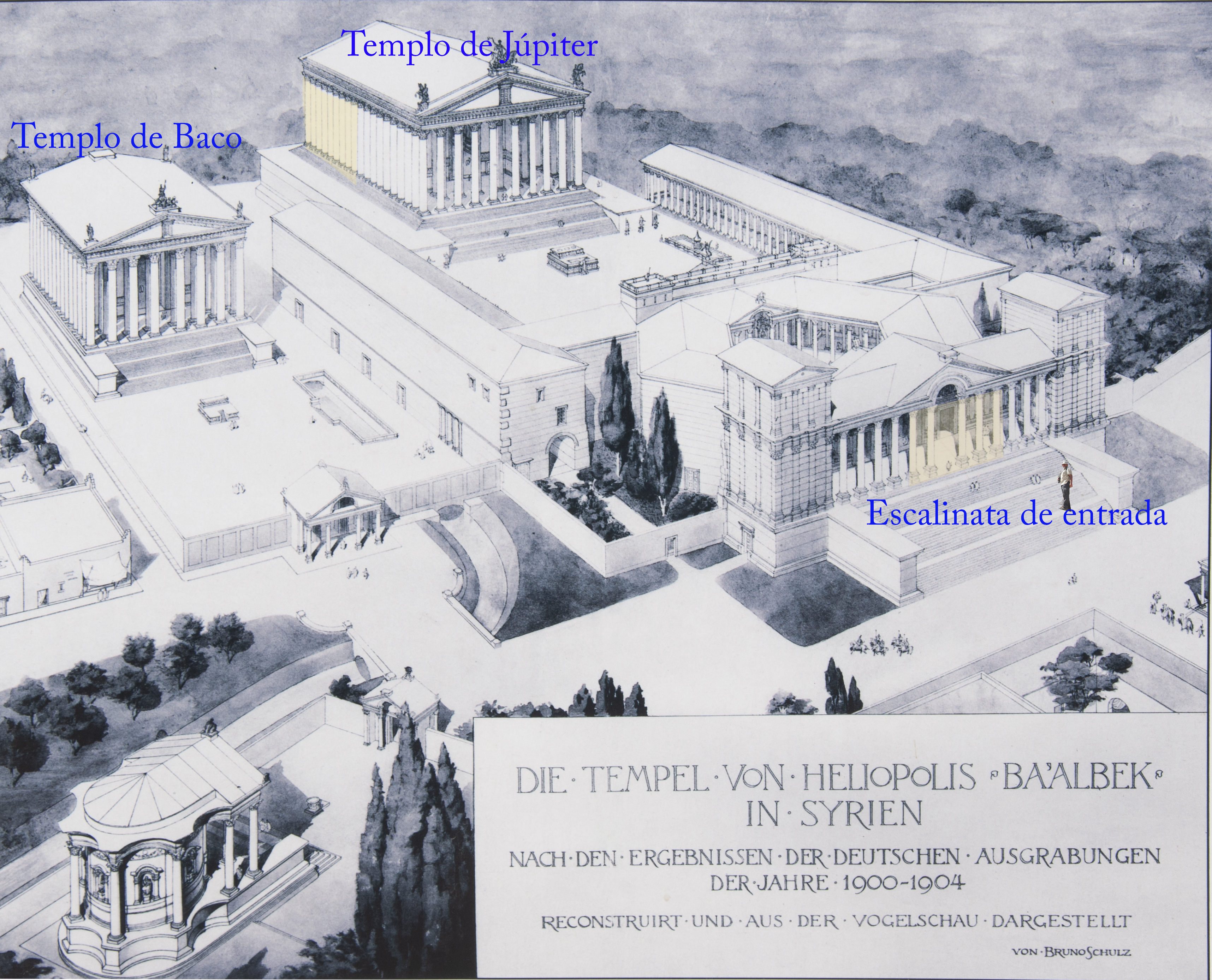 Baalbek. Mapa situación