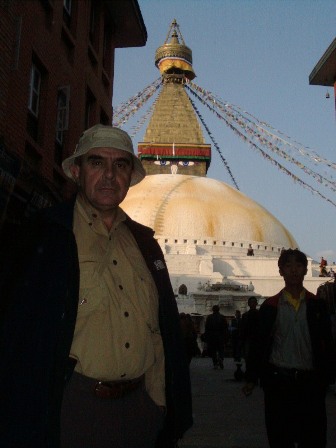 Nepal, 2004. La stupa de Boudhanath